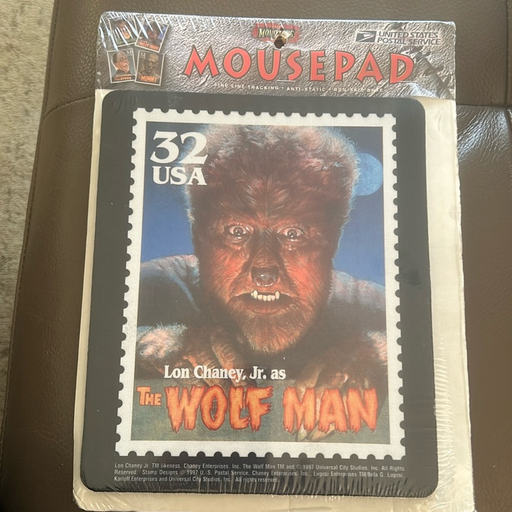 The Wolf Man Mouse Pad